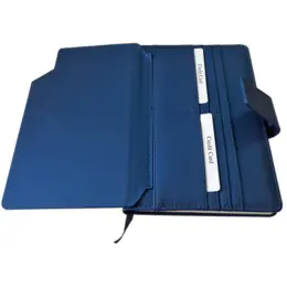 A5 Media Notebook Blue Open Image